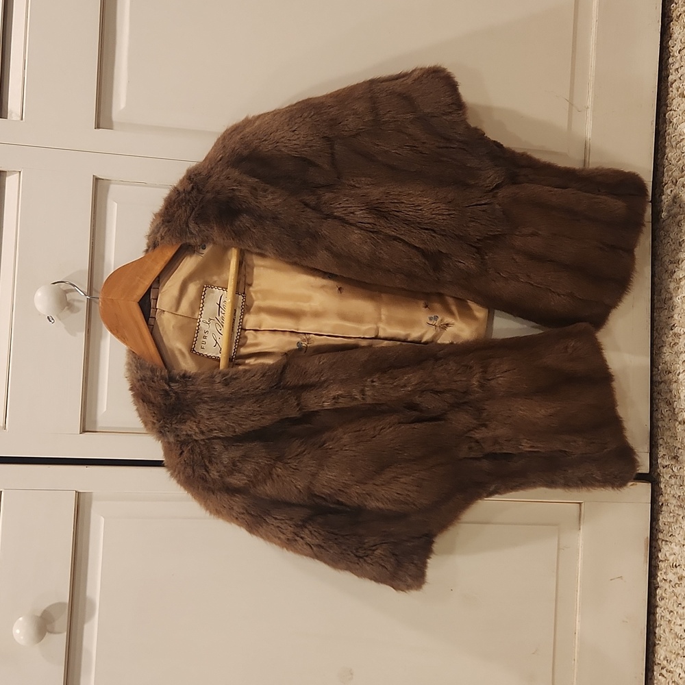 Vintage Fur Stole from "Furs by L. Chester" in Fort Wayne, Indiana
